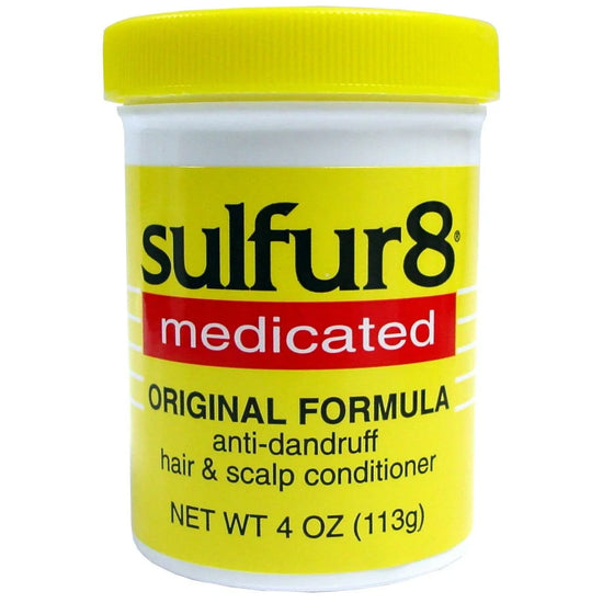 Sulfur-8 Medicated Hair Scalp Conditioner Original, medicated scalp conditioner for dandruff, 4 oz.
