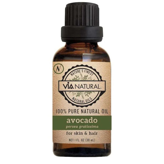 Via Natural 100 Percent Pure Oil Avocado ideal for hair nourishment with pure avocado oil for hair.