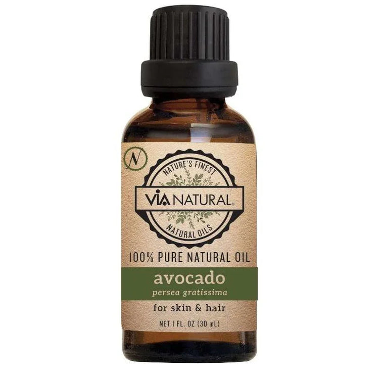 Via Natural 100 Percent Pure Oil Avocado ideal for hair nourishment with pure avocado oil for hair.