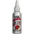 Via Natural semi-permanent burgundy hair color bottle for rich deep color application and grey coverage.