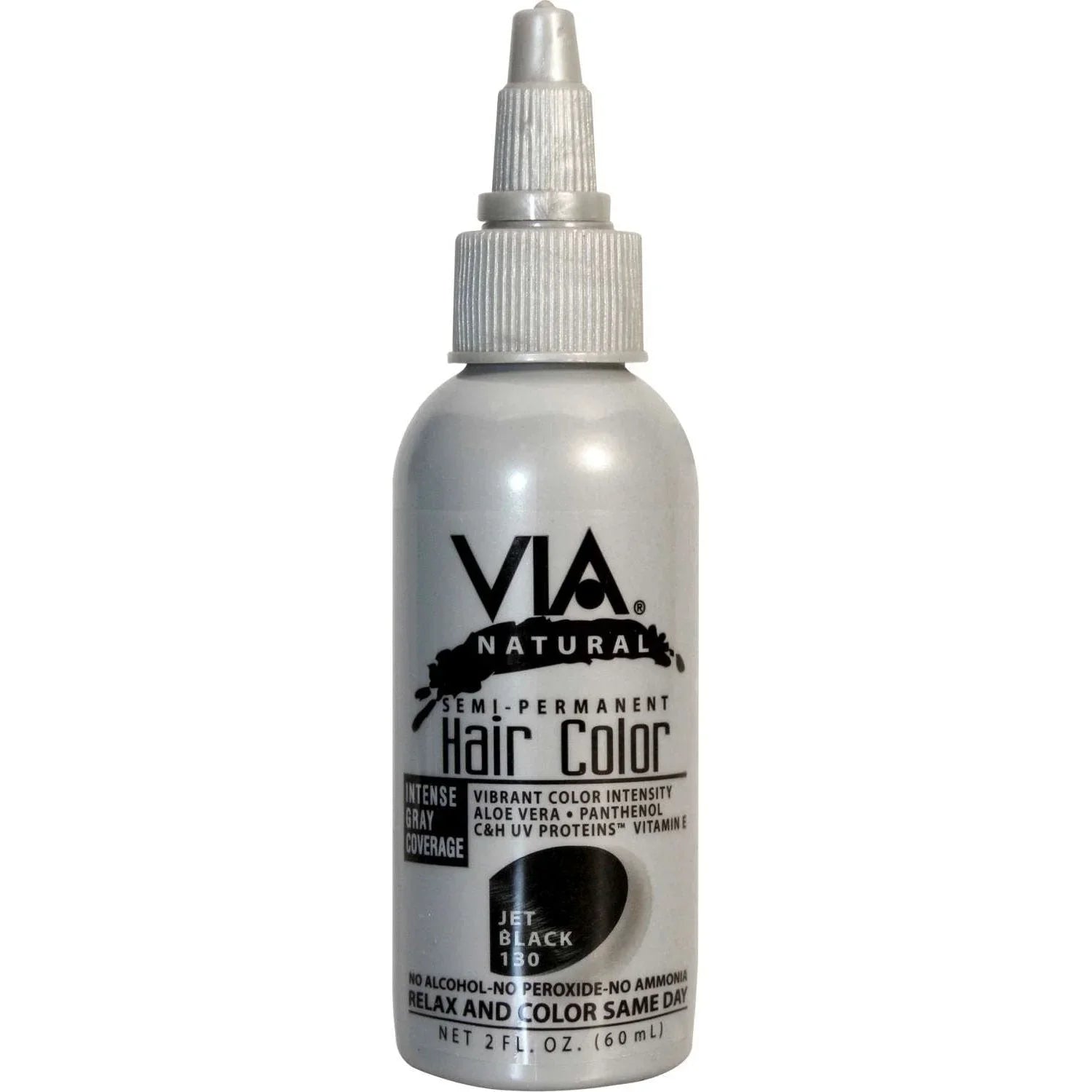 Via Natural Hair Color 130 Jet Black by Via Natural