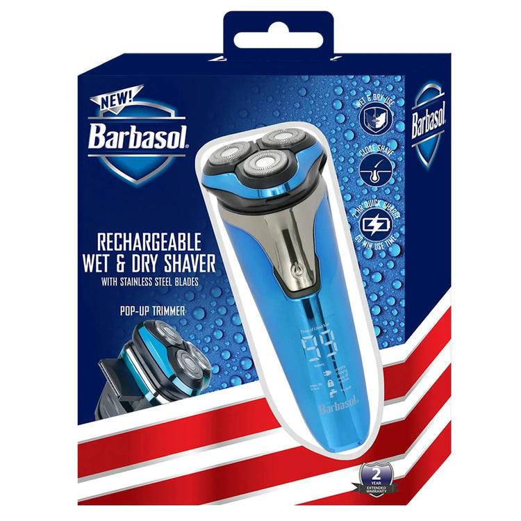 Barbasol Wet Rotary Shaver With Lcd by Barbasol